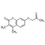 CAS#: 156006-10-9, 3,4-Dimethyl-7-(2-Oxopropoxy)-2H-Chromen-2-One
