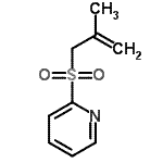 CAS 登录号：156050-34-9， 2-[(2-甲基-2-丙烯-1-基)磺酰基]吡啶