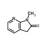 CAS#: 156136-85-5, 1-Methyl-1,3-Dihydro-2H-Pyrrolo[2,3-b]Pyridine-2-Thione