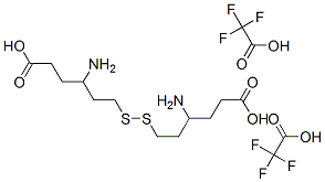 CAS#: 156143-51-0, (4S)-4-Amino-6-[(3S)-3-Amino-6-Hydroxy-6-Oxohexyl]Disulfanylhexanoic Acid; 2,2,2-Trifluoroacetic Acid