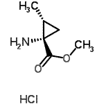 CAS#: 156258-66-1, Methyl (1S,2R)-1-Amino-2-Methylcyclopropanecarboxylate Hydrochloride (1:1)