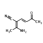 CAS 登录号：1563-42-4， (2E,3E)-2-(1-氨基亚乙基)-5-氧代-3-己烯腈