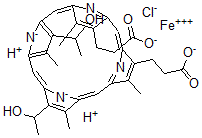 CAS 登录号：15632-20-9， Hematohemin IX