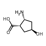CAS 登录号：156406-07-4， (1S,2R,4S)-2-氨基-4-羟基环戊烷羧酸