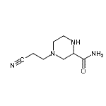 CAS 登录号：156833-96-4， 4-(2-氰基乙基)-2-哌嗪甲酰胺