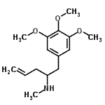 CAS 登录号：15686-23-4， N-甲基-1-(3,4,5-三甲氧基苯基)-4-戊烯-2-胺