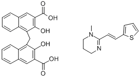 CAS#: 15686-83-6, 1,4,5,6-Tetrahydro-1-Methyl-2-[(1E)-2-(2-Thienyl)Ethenyl]-Pyrimidine