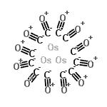 CAS 登录号：15696-40-9， 十二羰基三锇