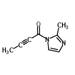 CAS 登录号：156969-34-5， 1-(2-甲基-1H-咪唑-1-基)-2-丁炔-1-酮