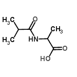 CAS 登录号：157170-72-4， N-异丁酰基丙氨酸