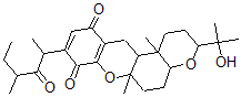 CAS#: 157183-69-2, 3-(2-Hydroxypropan-2-Yl)-6a,12b-Dimethyl-9-(4-Methyl-3-Oxohexan-2-Yl)-1,2,3,4a,5,6,12,12a-Octahydrochromeno[6,5-b]Chromene-8,11-Dione