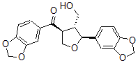 CAS#: 157207-93-7, 1,3-Benzodioxol-5-Yl-[(3S,4R,5S)-5-(1,3-Benzodioxol-5-Yl)-4-(Hydroxymethyl)Oxolan-3-Yl]Methanone
