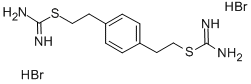 CAS 登录号：157254-60-9， 硫代氨基亚胺酸 C,C'-(1,4-亚苯基二-2,1-乙二基)酯氢溴酸盐(1:2)