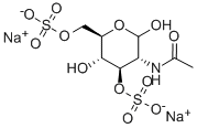 CAS 登录号：157296-96-3， 2-(乙酰氨基)-2-脱氧-D-葡萄糖 3,6-二(氢硫酸酯)钠盐