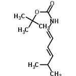 CAS#: 157372-81-1, 2-Methyl-2-Propanyl [(1E,3E)-5-Methyl-1,3-Hexadien-1-Yl]Carbamate