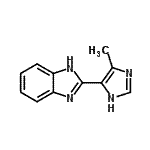 CAS 登录号：157520-05-3， 2-(5-甲基-1H-咪唑-4-基)-1H-苯并咪唑