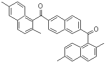 CAS 登录号：157585-49-4， 2,6-萘二基二[(2,6-二甲基-1-萘基)甲酮]