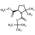 CAS 登录号:157604-46-1, 4-甲基3-(2-甲基-2-丙基)(4R)-2,2-二甲基-1,3-恶唑烷-3,4-二羧酸酯