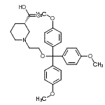 CAS#: 157604-55-2, (3S)-1-{2-[(4-Methoxytrityl)Oxy]Ethyl}-3-Piperidinecarboxylic Acid