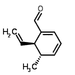 CAS 登录号：157666-58-5， (5S,6R)-5-甲基-6-乙烯基-1,3-环己二烯-1-甲醛