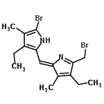 CAS#: 15770-14-6, 2-Bromo-5-{(Z)-[5-(Bromomethyl)-4-Ethyl-3-Methyl-2H-Pyrrol-2-Ylidene]Methyl}-4-Ethyl-3-Methyl-1H-Pyrrole