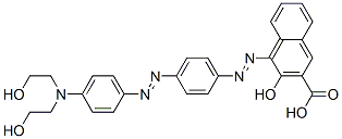 CAS#: 15773-36-1, 4-[[4-[[4-[Bis(2-Hydroxyethyl)Amino]Phenyl]Azo]Phenyl]Azo]-3-Hydroxy-2-Naphthoic Acid