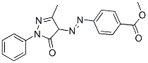 CAS 登录号：15790-15-5， 4-[(4,5-二氢-3-甲基-5-氧代-1-苯基-1H-吡唑-4-基)偶氮]苯甲酸甲酯