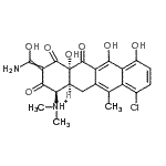 CAS#: 158018-53-2, (1R,4aS,12aS)-3-[Amino(Hydroxy)Methylene]-10-Chloro-4A,6,7-Trihydroxy-N,N,11-Trimethyl-2,4,5-Trioxo-1,2,3,4,4A,5,12,12A-Octahydro-1-Tetracenaminium