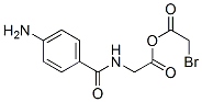 CAS 登录号：158039-67-9， 2-[[4-[(2-溴乙酰基)氨基]苯甲酰基]氨基]乙酸