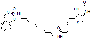 CAS#: 158040-84-7, 5-[(3aR,6S,6aS)-2-Oxo-1,3,3a,4,6,6a-Hexahydrothieno[3,4-d]Imidazol-6-Yl]-N-[9-[(8-Oxo-7,9-Dioxa-8-Phosphabicyclo[4.4.0]Deca-1,3,5-Trien-8-Yl)Amino]Nonyl]Pentanamide