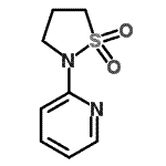 CAS#: 158089-65-7, 2-(1,1-Dioxido-1,2-Thiazolidin-2-Yl)Pyridine