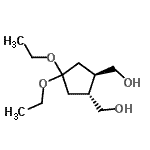 CAS#: 158214-38-1, [(1R,2R)-4,4-Diethoxy-1,2-Cyclopentanediyl]Dimethanol