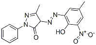 CAS 登录号：15824-23-4， 4-[(6-羟基-5-硝基-间甲苯基)偶氮]-3-甲基-1-苯基-2-吡唑啉-5-酮