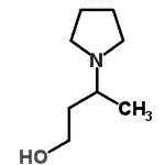 CAS#: 158261-95-1, 3-(1-Pyrrolidinyl)-1-Butanol