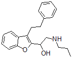 CAS 登录号：158358-22-6， 1-[3-(2-苯基乙基)-1-苯并呋喃-2-基]-2-丙基氨基乙醇
