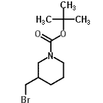 CAS 登录号：158406-99-6， 2-甲基-2-丙基3-(溴甲基)-1-哌啶羧酸酯