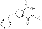 CAS 登录号：158459-13-3， (4R)-4-苄基-1-{[(2-甲基-2-丙基)氧基]羰基}-D-脯氨酸