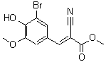 CAS#: 158532-02-6, Methyl (2E)-3-(3-Bromo-4-Hydroxy-5-Methoxyphenyl)-2-Cyanoacrylate