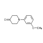 CAS 登录号：158553-32-3， 1-(3-甲氧基苯基)哌啶-4-酮