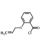 CAS 登录号：158667-07-3， 2-(烯丙基硫基)苯甲酰氯