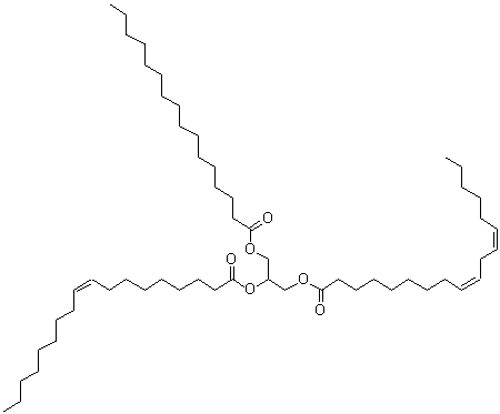 CAS 登录号：1587-93-5， 2-[(9Z)-9-十八碳烯酰基氧基]-3-(棕榈酰氧基)丙基 (9Z,12Z)-9,12-十八碳二烯酸酯