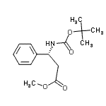 CAS 登录号：158807-51-3， (3R)-3-({[(2-甲基-2-丙基)氧基]羰基}氨基)-3-苯丙酸甲酯