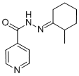 CAS#: 15885-63-9, N'-(2-Methylcyclohexylidene)Isonicotinic Hydrazide