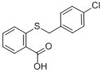 CAS#: 15887-84-0, 2-[(4-Chlorobenzyl)Sulfanyl]Benzenecarboxylic Acid