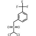CAS#: 15894-29-8, 1-{[(Dichloromethyl)Sulfonyl]Methyl}-3-(Trifluoromethyl)Benzene