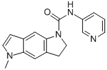 CAS#: 158942-04-2, 3,5-Dihydro-5-Methyl-N-3-Pyridinyl-Benzo[1,2-b:4,5-b']Dipyrrole-1(2H)-Carboxamide