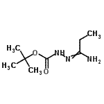 CAS 登录号：159016-21-4， 2-甲基-2-丙基(2E)-2-(1-氨基亚丙基)肼羧酸酯
