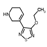 CAS#: 159059-10-6, 5-(4-Ethoxy-1,2,5-Thiadiazol-3-Yl)-1,2,3,6-Tetrahydropyridine