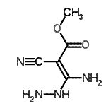 CAS 登录号：15908-58-4， 甲基(2E)-3-氨基-2-氰基-3-肼基丙烯酸酯