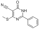 CAS#: 15908-64-2, 1,4-Dihydro-6-(Methylthio)-4-Oxo-2-Phenyl-5-Pyrimidinecarbonitrile